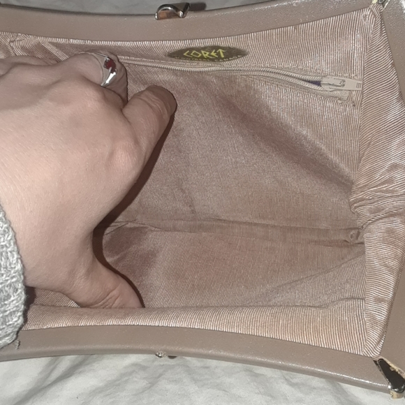 NWOT Vintage 1960's Coret purse w/ real snakeskin - Picture 6 of 8